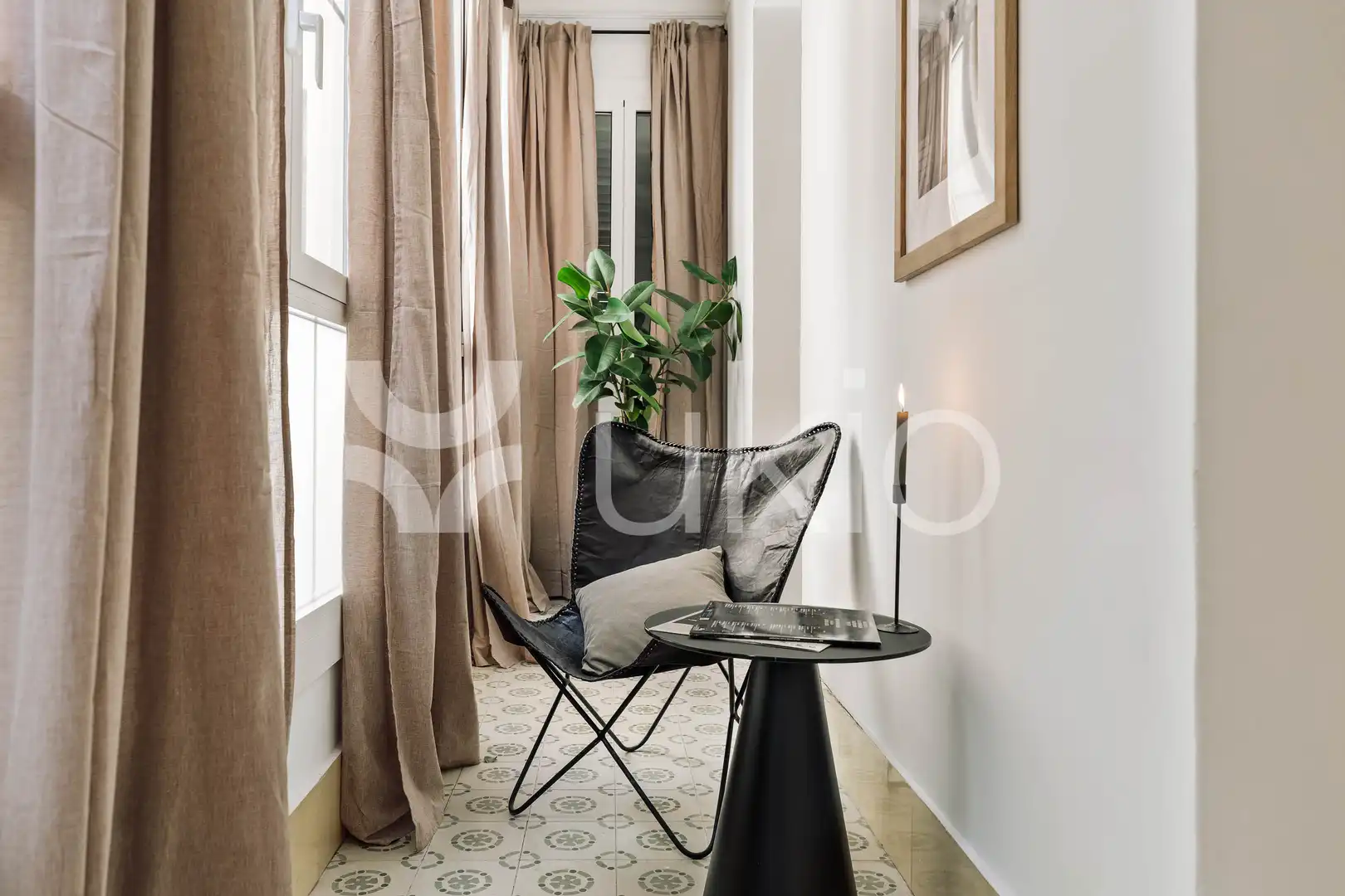 Habitación de Apartamento de alquiler en Barcelona con Aire acondicionado, Calefacción y Amueblado