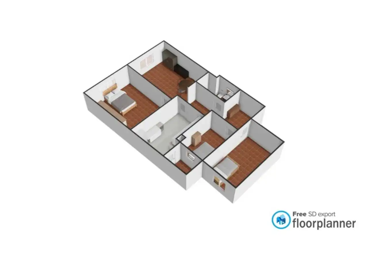 Flat for rent in Barcelona  with Air Conditioner and Alarm
