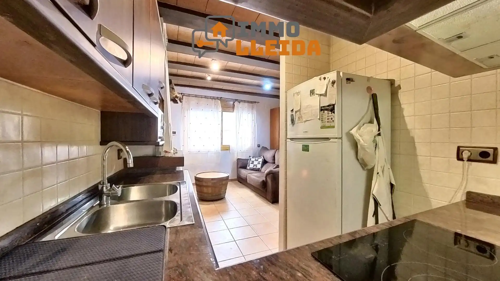 Cocina de Casa adosada en venta en Àger con Calefacción, Terraza y Trastero