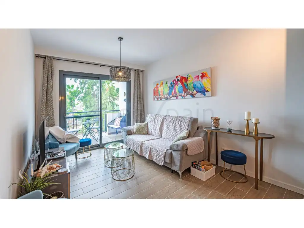 Sala d'estar de Apartament de lloguer en Benalmádena