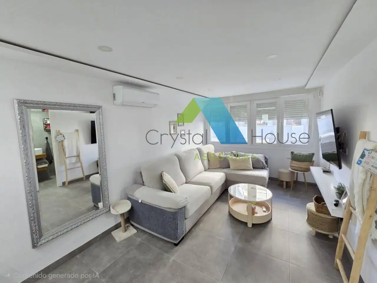 Sala de estar de Piso de alquiler en Málaga con Aire acondicionado, Terraza y Trastero