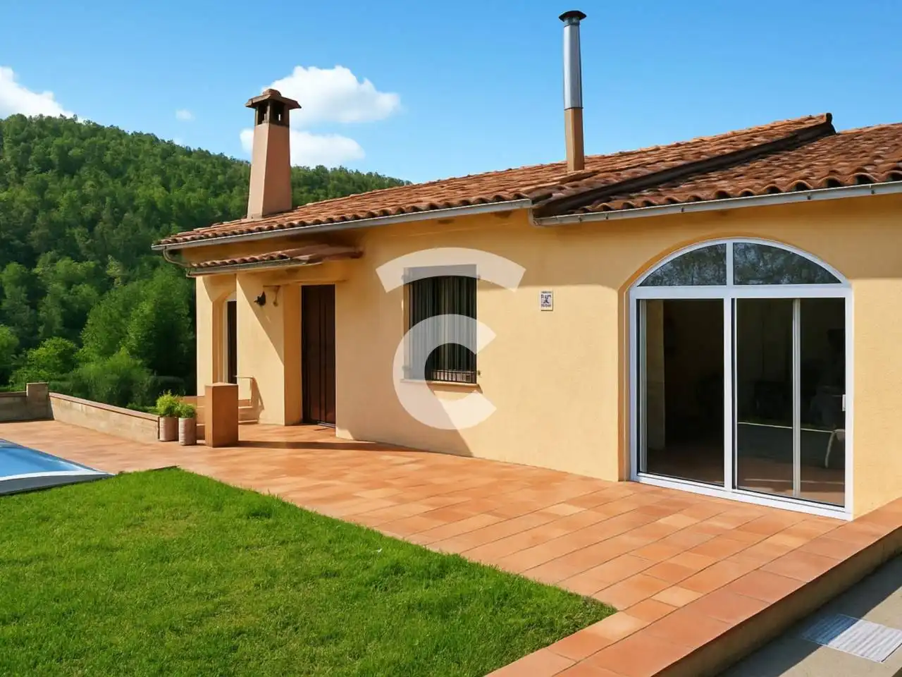 Garden of Houses for sale in Sant Agustí de Lluçanès  with Heating, Private garden and Terrace