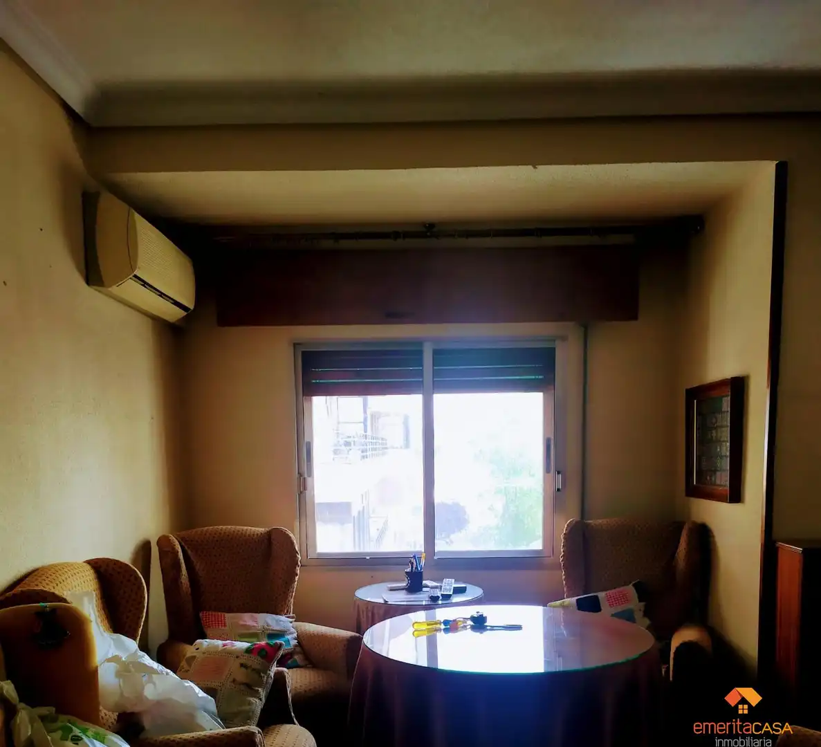 Sala de estar de Piso en venta en Cáceres con Aire acondicionado y Terraza