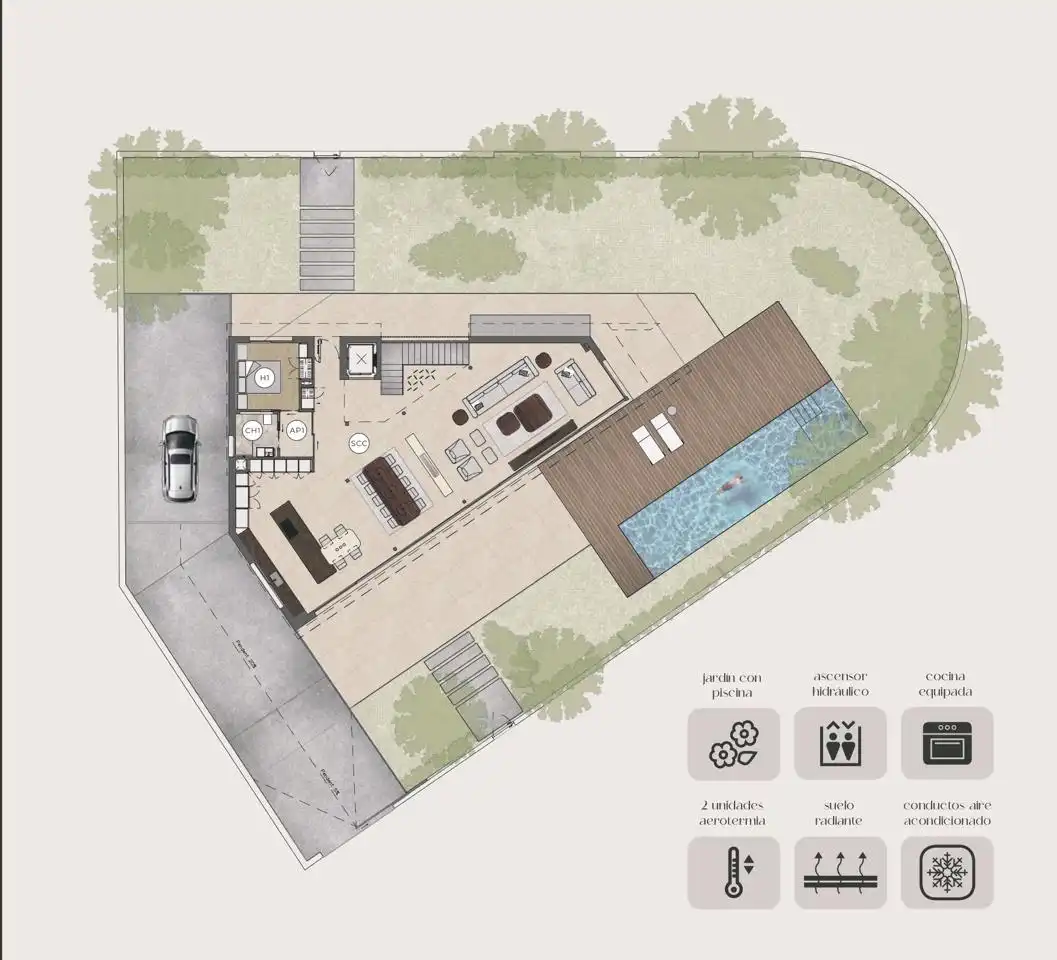 Houses for sale in Castelldefels  with Air Conditioner, Heating and Private garden
