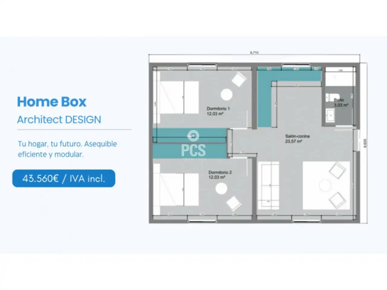 Casa a schiera in vendita a Calle Modelo Smart Box Home Box S/N, imagen 6