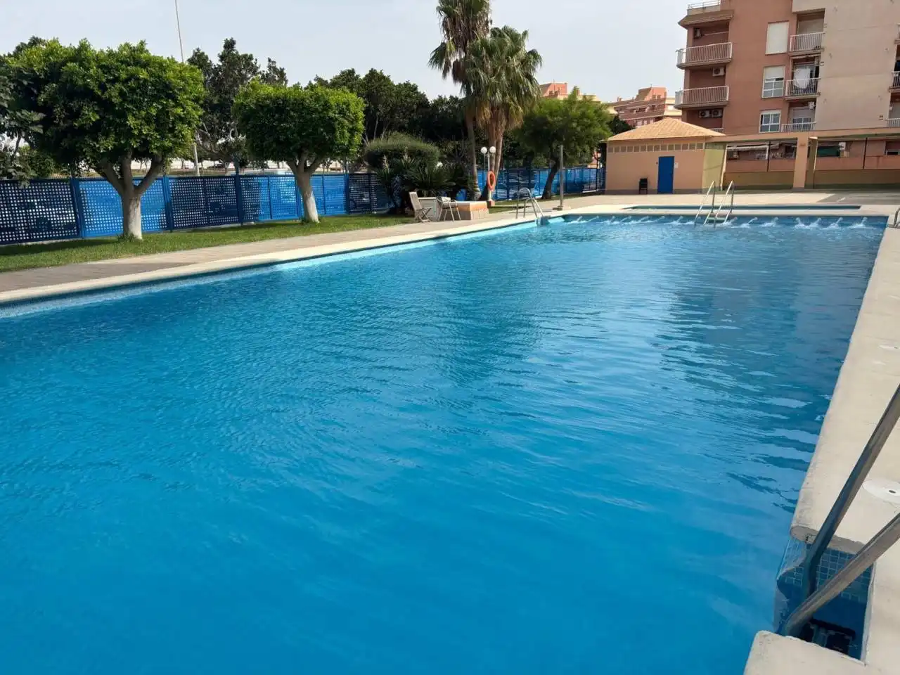 Swimming pool of Study for rent in Roquetas de Mar  with Air Conditioner, Furnished and Balcony