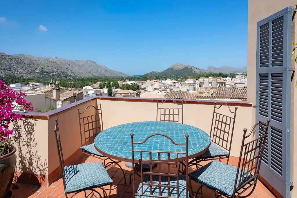 Terraza de Finca rústica en venta en Pollença con Aire acondicionado, Calefacción y Jardín privado