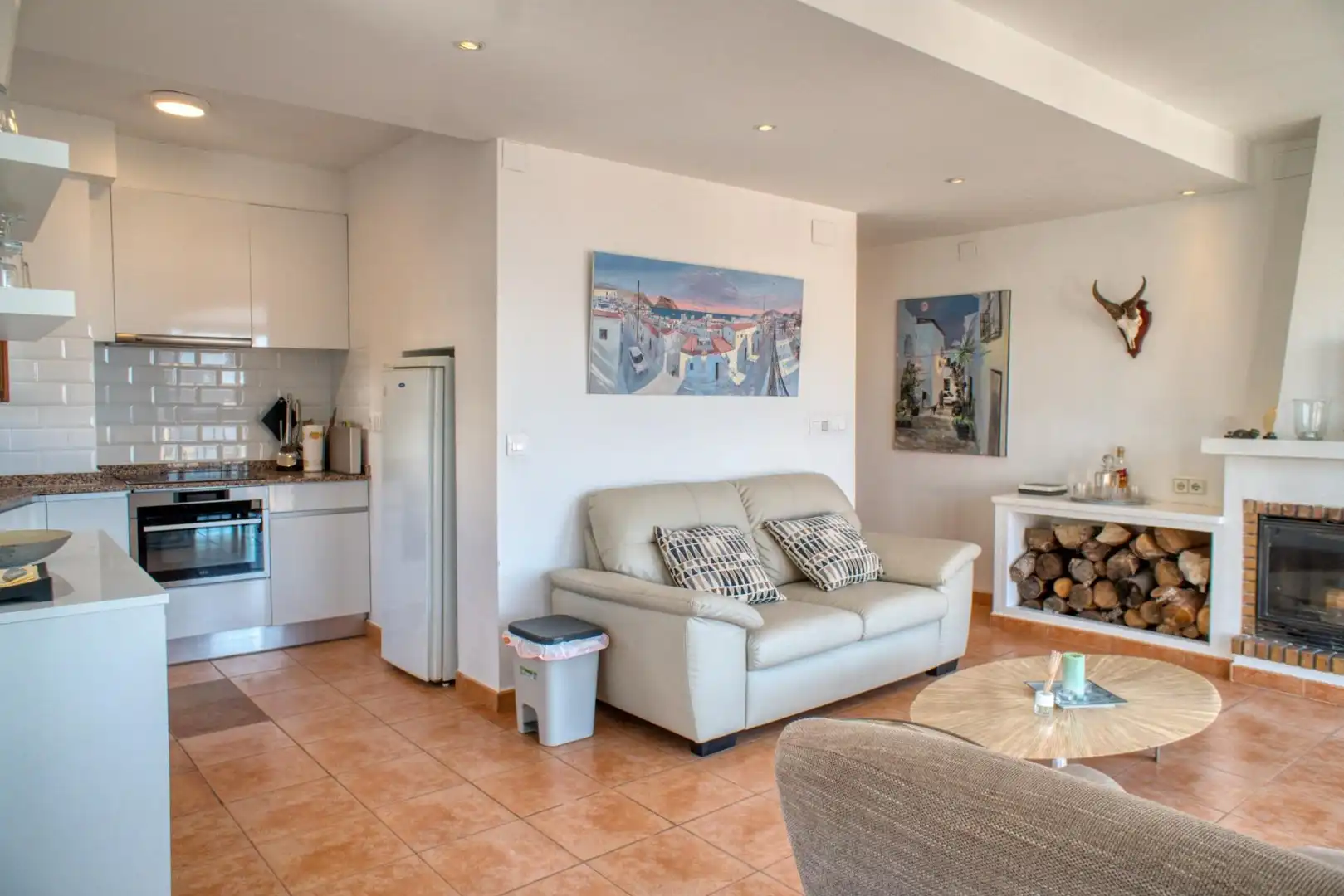 Sala de estar de Ático en venta en Altea con Aire acondicionado