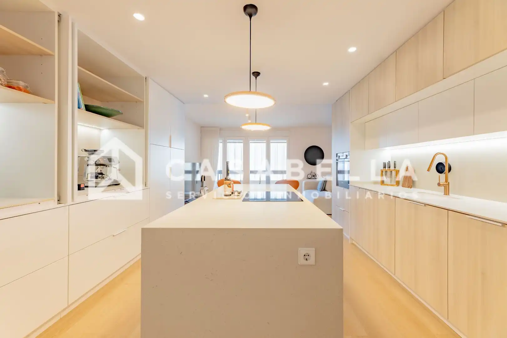 Kitchen of Flat for sale in Valencia  with Air Conditioner, Heating and Terrace
