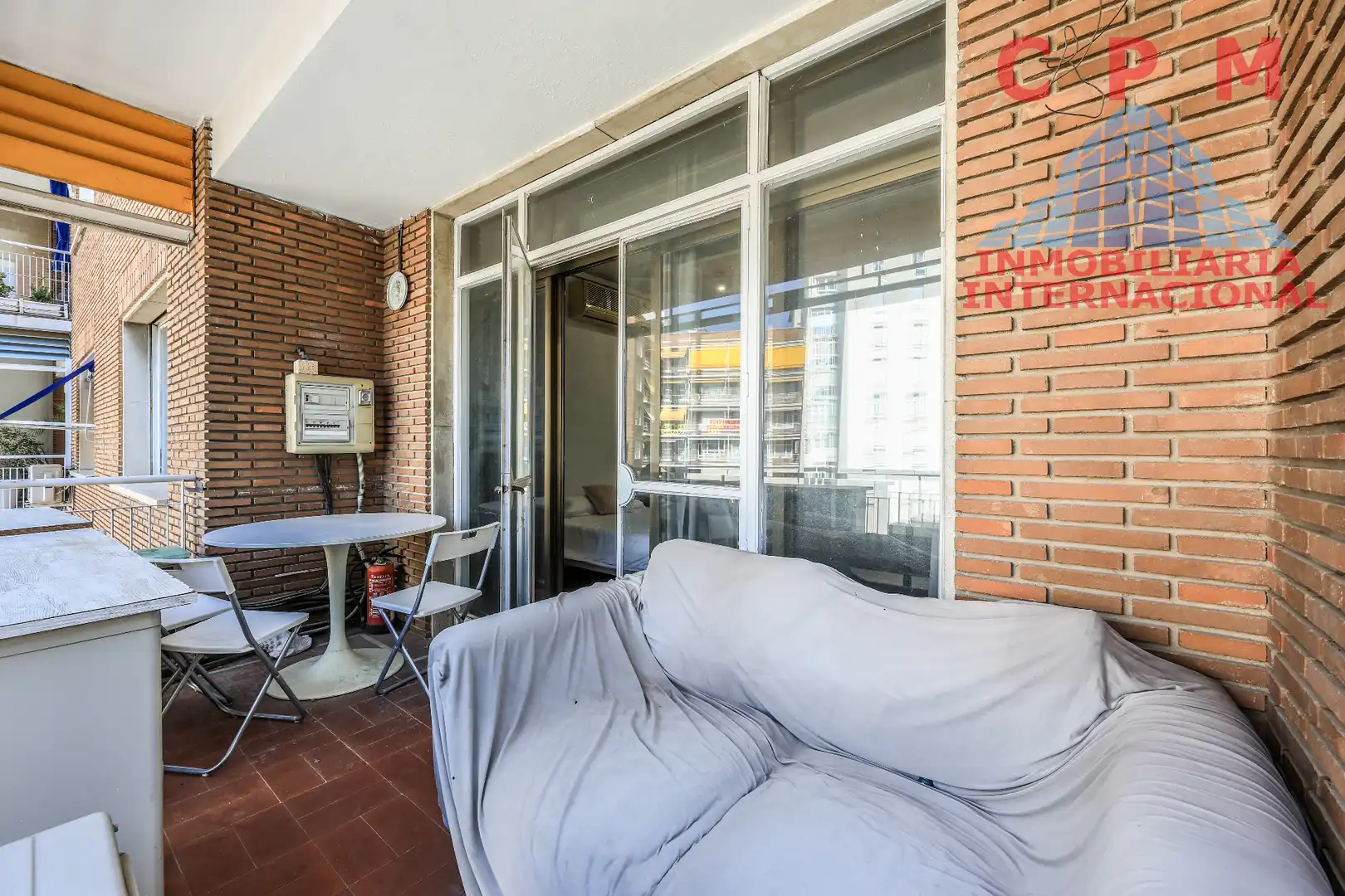Terrasse von Wohnung zur Miete in Madrid mit Klimaanlage, Heizung und Parkett