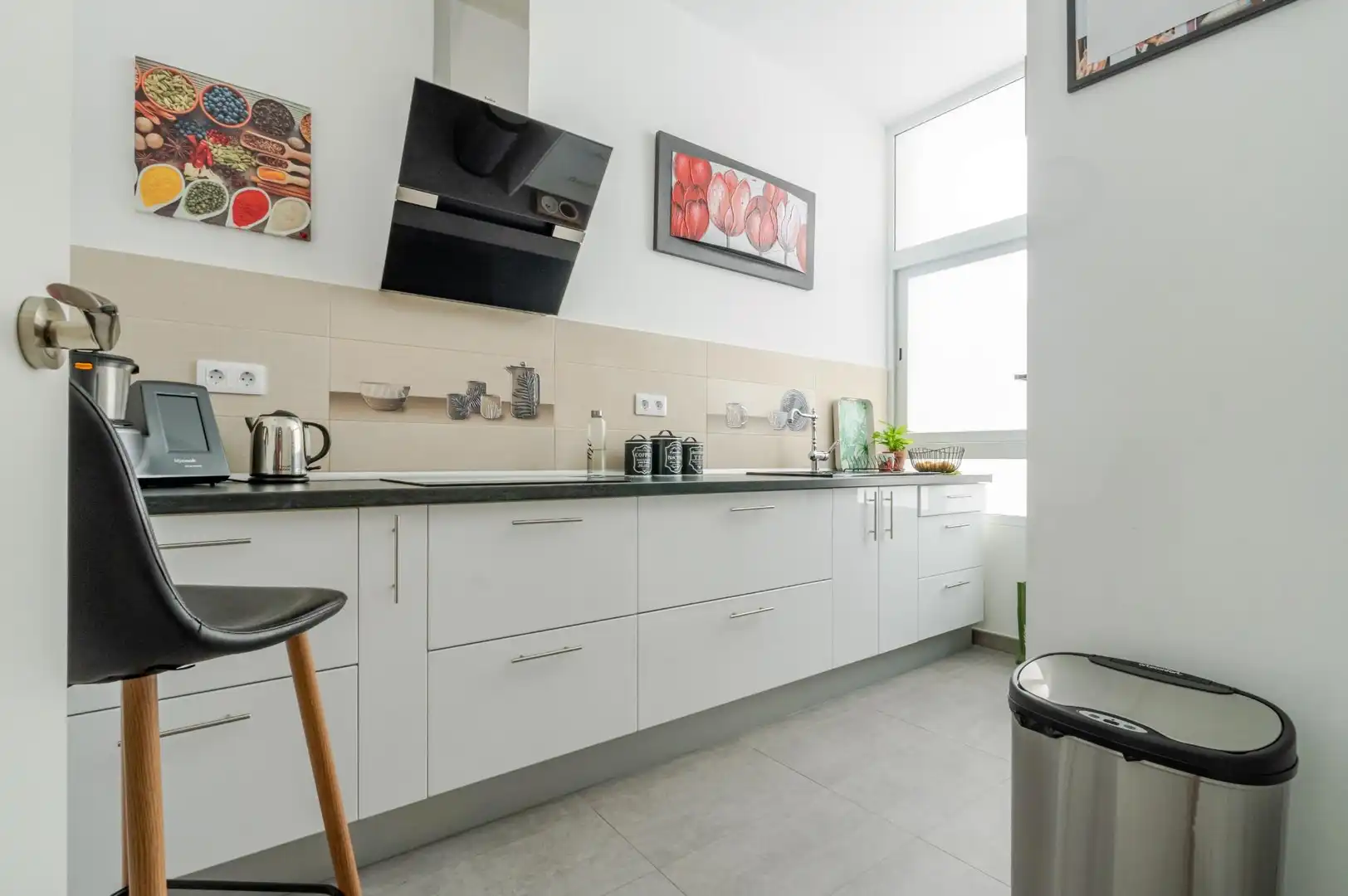Küche von Wohnung zum Verkauf in Las Palmas de Gran Canaria mit Parkett, Abstellraum und Möbliert