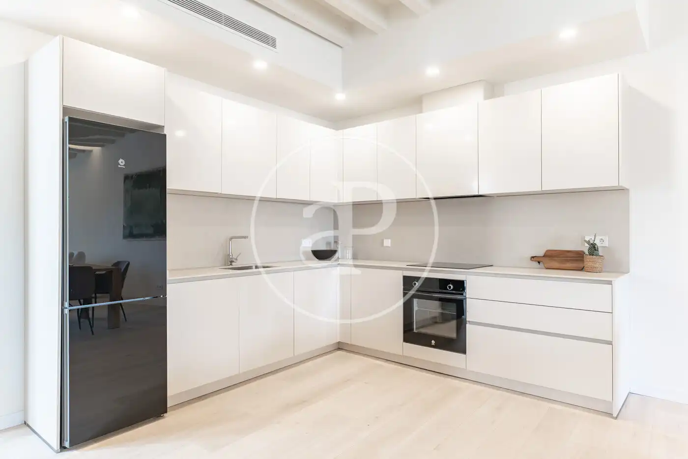 Küche von Wohnung zum Verkauf in  Palma de Mallorca mit Klimaanlage, Heizung und Terrasse