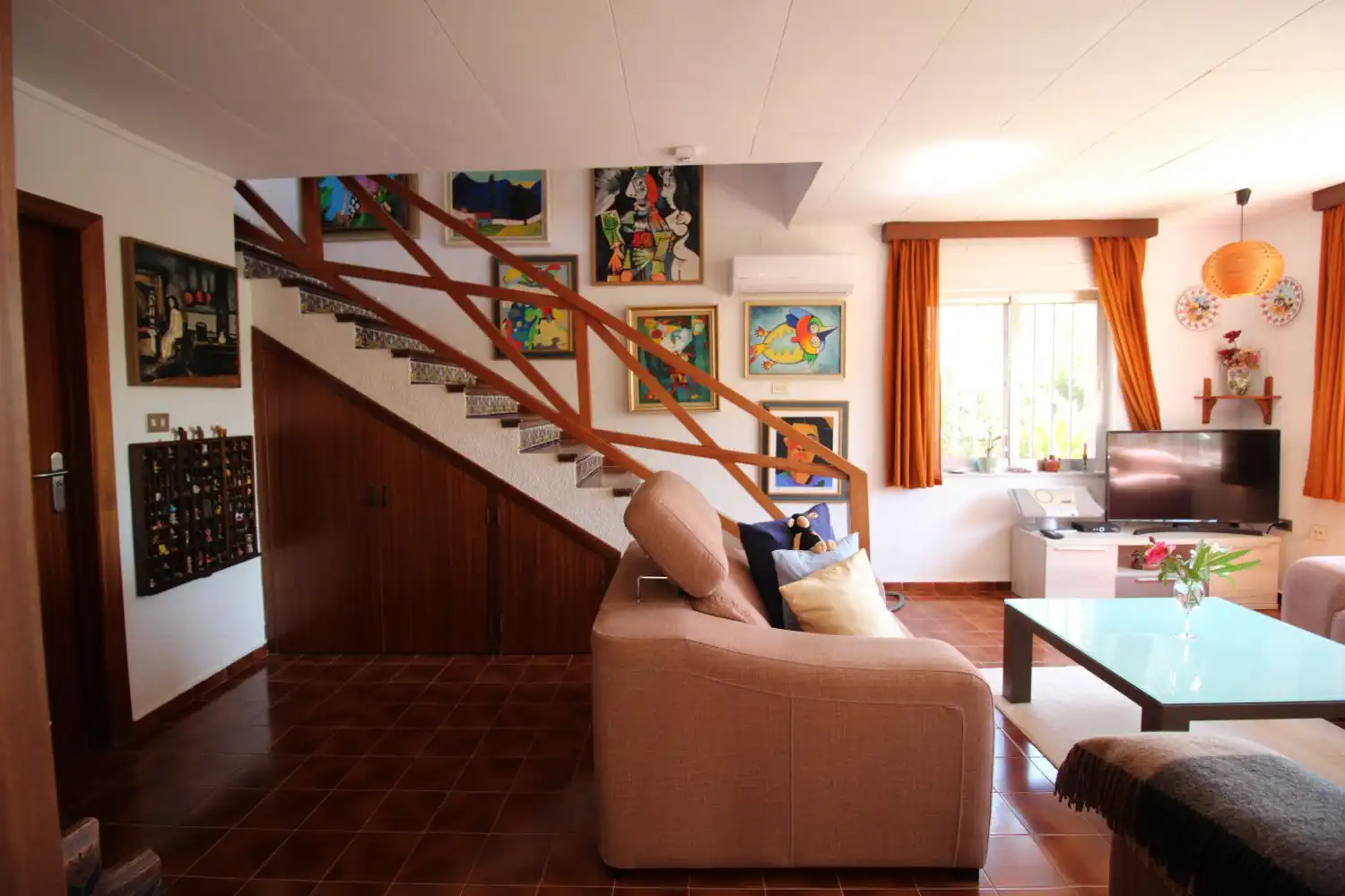 Sala de estar de Casa o chalet en venta en Almenara con Aire acondicionado, Calefacción y Jardín privado