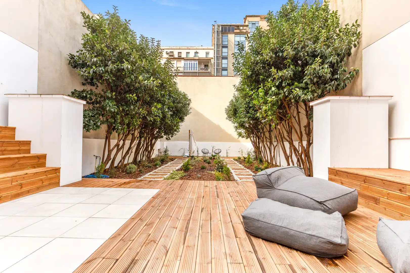 Terrasse von Erdgeschoss zum Verkauf in Barcelona mit Klimaanlage, Heizung und Terrasse
