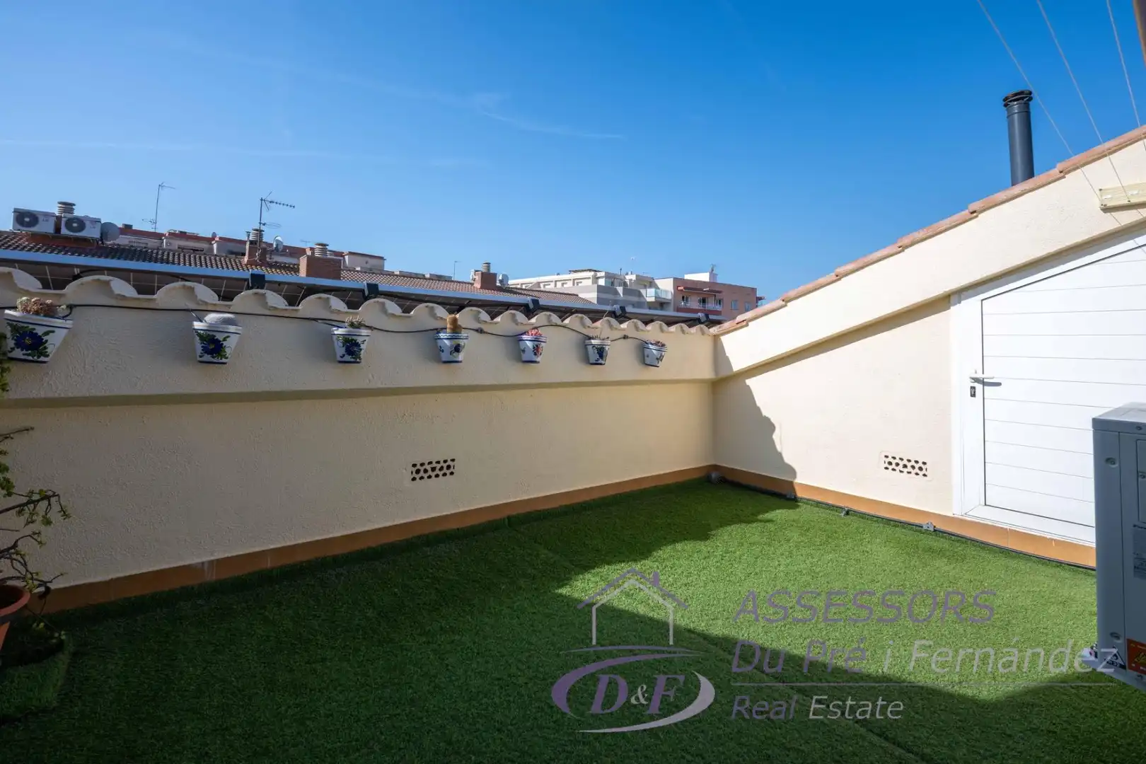 Terrassa de Casa adosada en venda en Premià de Dalt amb Aire condicionat, Calefacció i Jardí privat