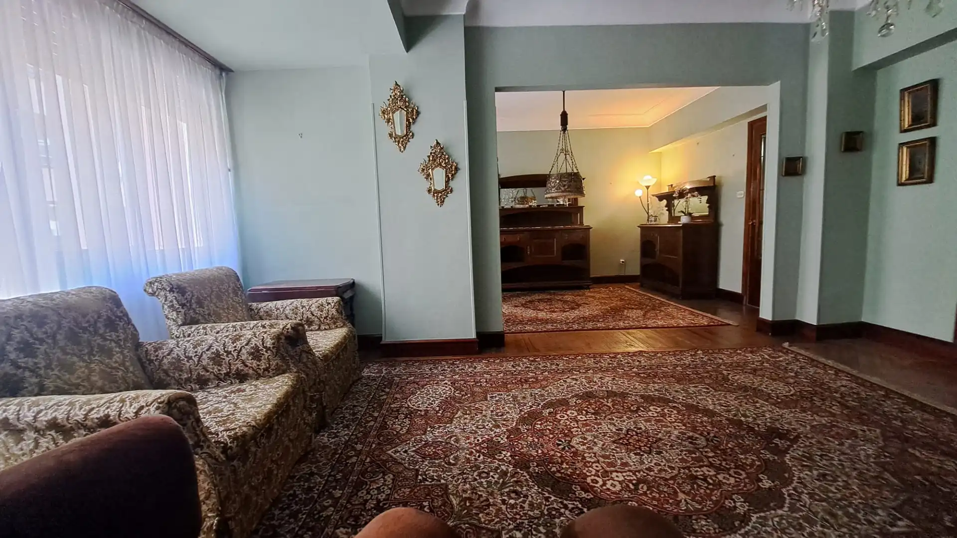 Wohnzimmer von Wohnung zum Verkauf in Bilbao  mit Heizung und Balkon