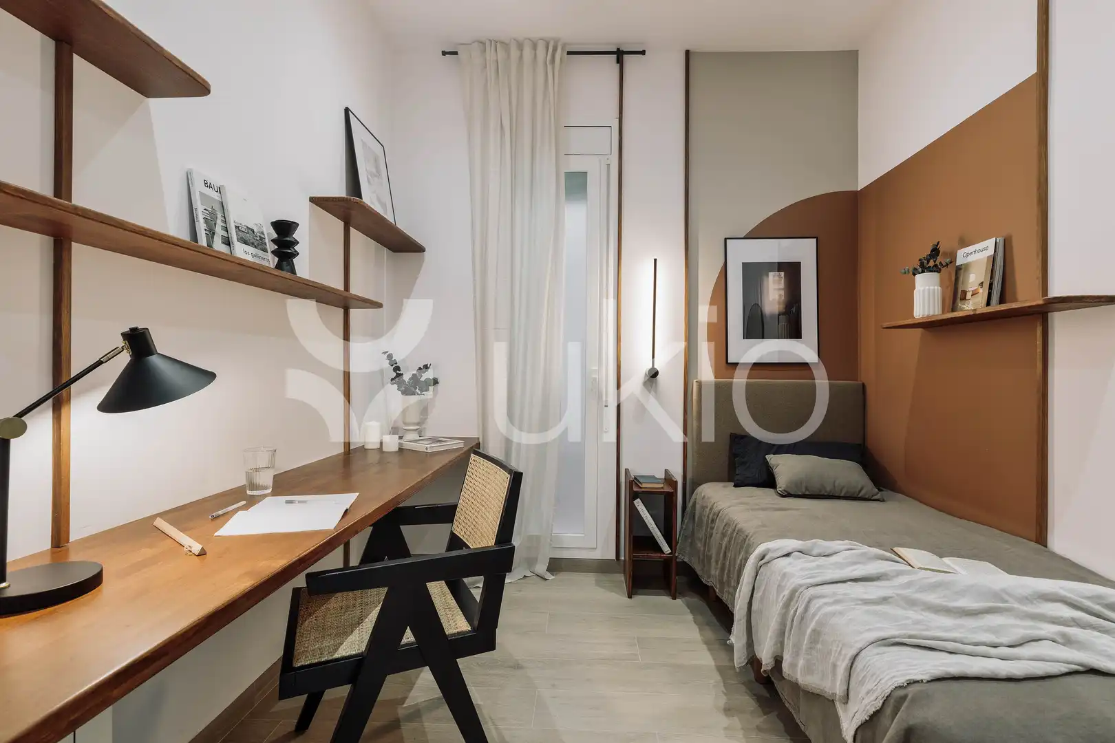 Bedroom of Apartments for rent in Barcelona  with Air Conditioner, Heating and Terrace