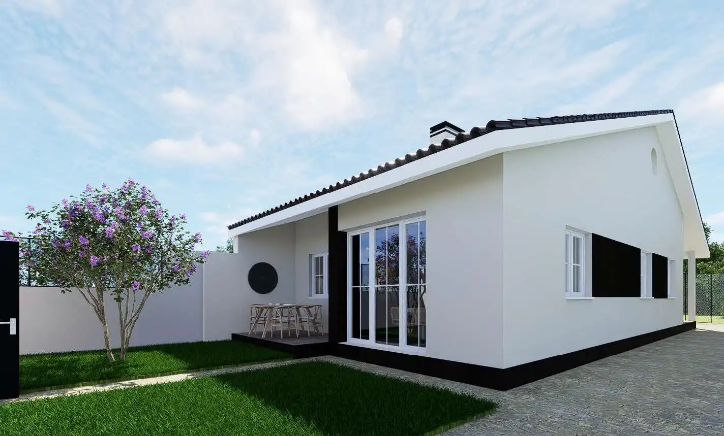 Einfamilien-Reihenhaus zum Verkauf in El Casar mit Klimaanlage, Heizung und Privatgarten