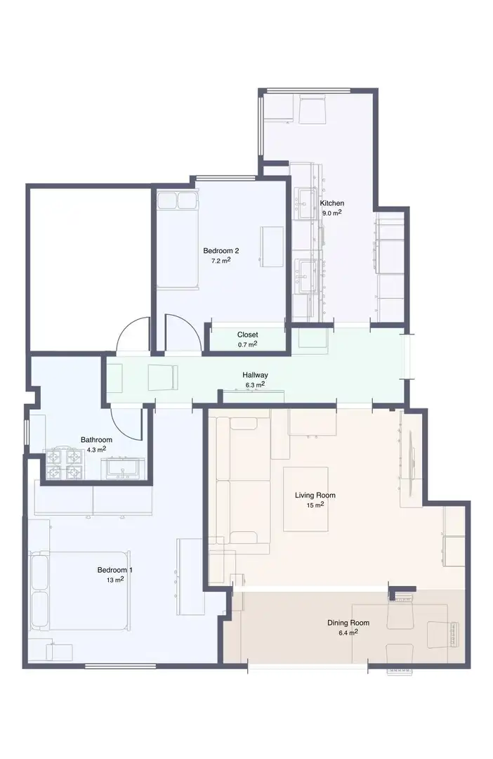 Piso en venta en Málaga con Aire acondicionado, Jardín privado y Parquet