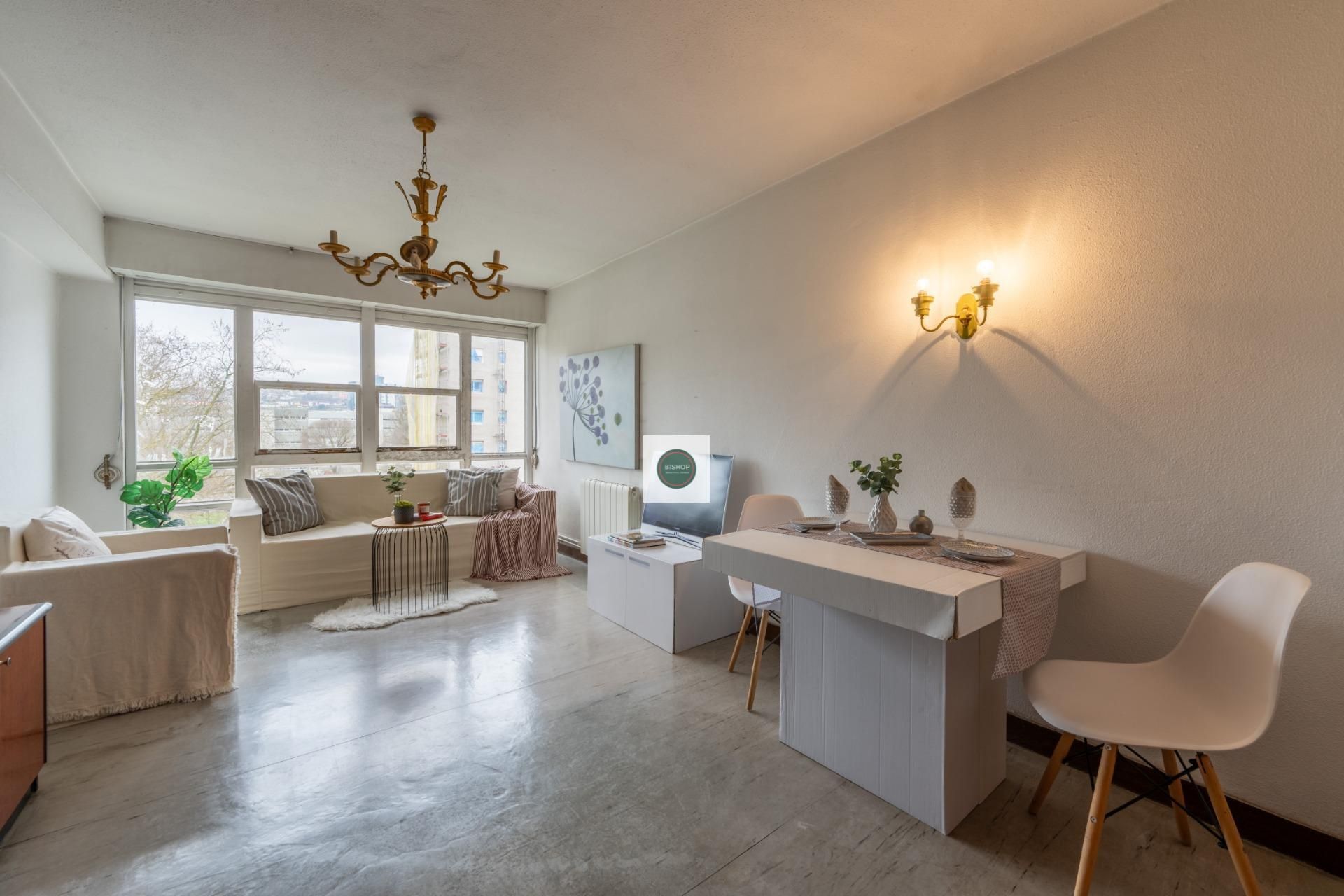 Living room of Flat for sale in A Coruña Capital   with Heating