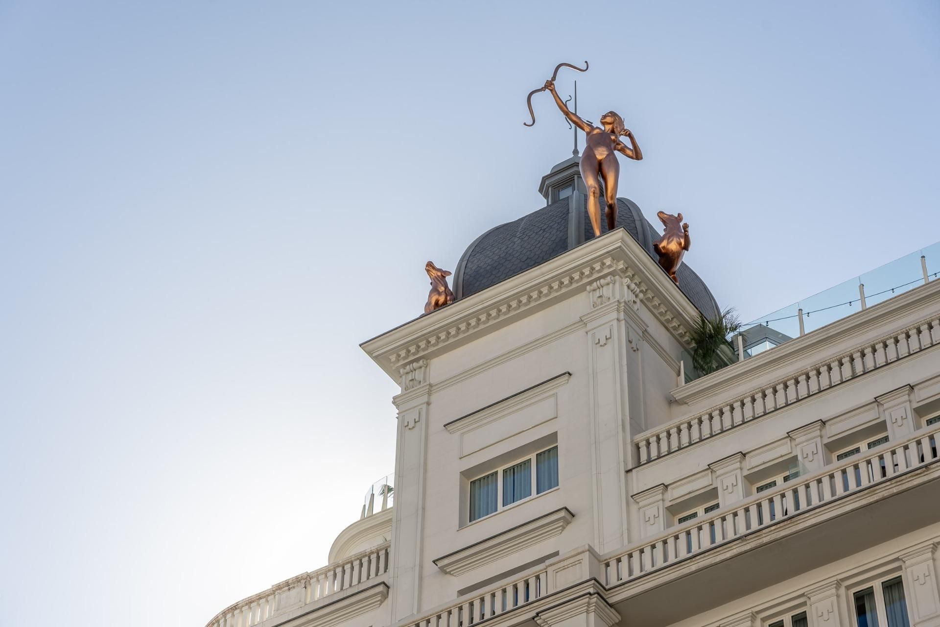Vista exterior de Piso de alquiler en  Madrid Capital con Aire acondicionado y Calefacción