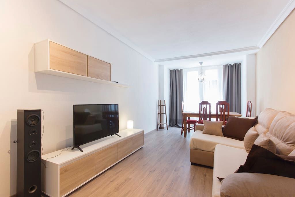 Sala de estar de Piso de alquiler en Alicante / Alacant con Calefacción, Terraza y Amueblado