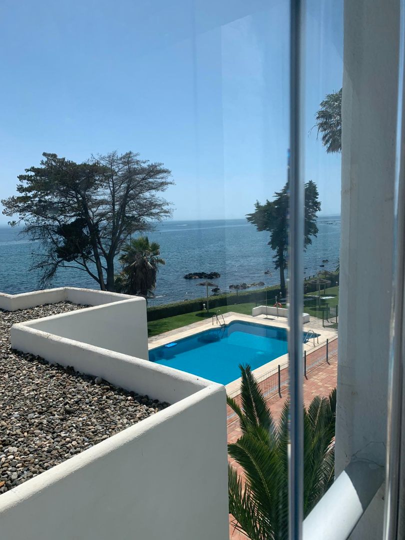 Swimming pool of Apartment for sale in Mijas  with Air Conditioner, Terrace and Furnished