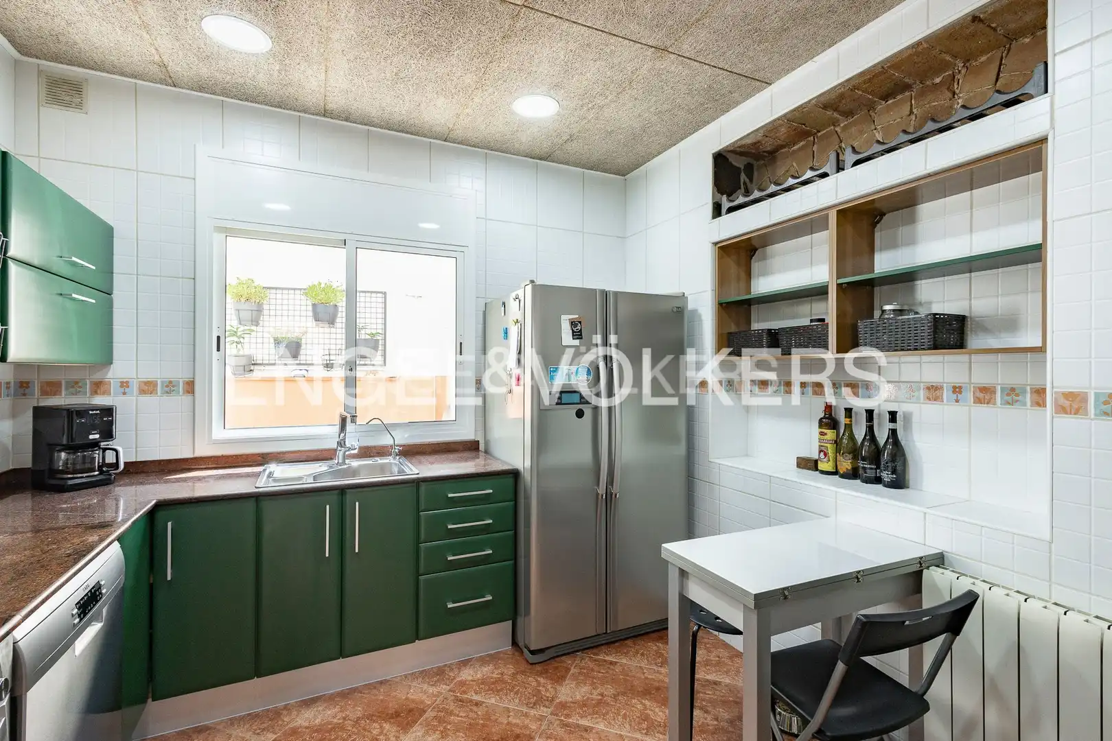 Küche von Wohnung zur Miete in Esplugues de Llobregat mit Klimaanlage, Heizung und Parkett