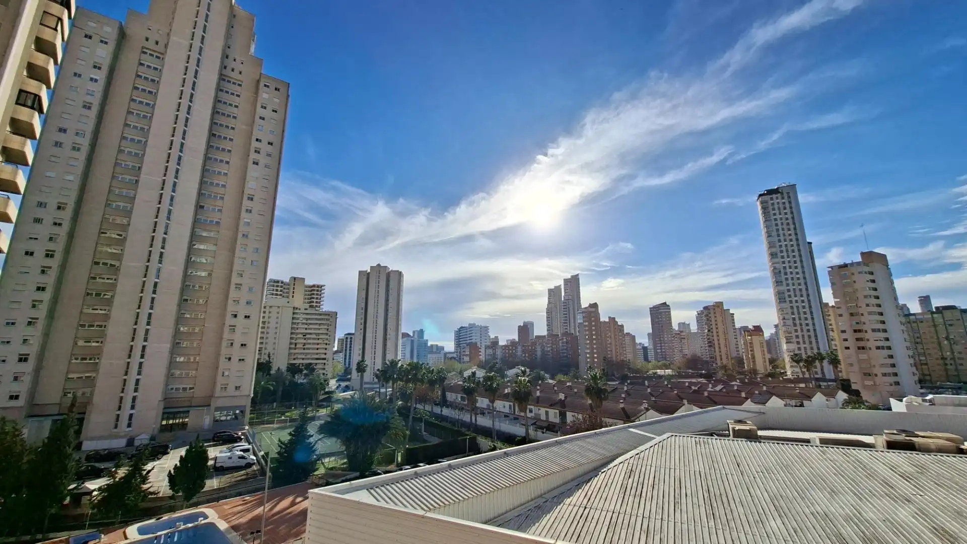 Exterior view of Flat for sale in Benidorm  with Private garden, Terrace and Furnished