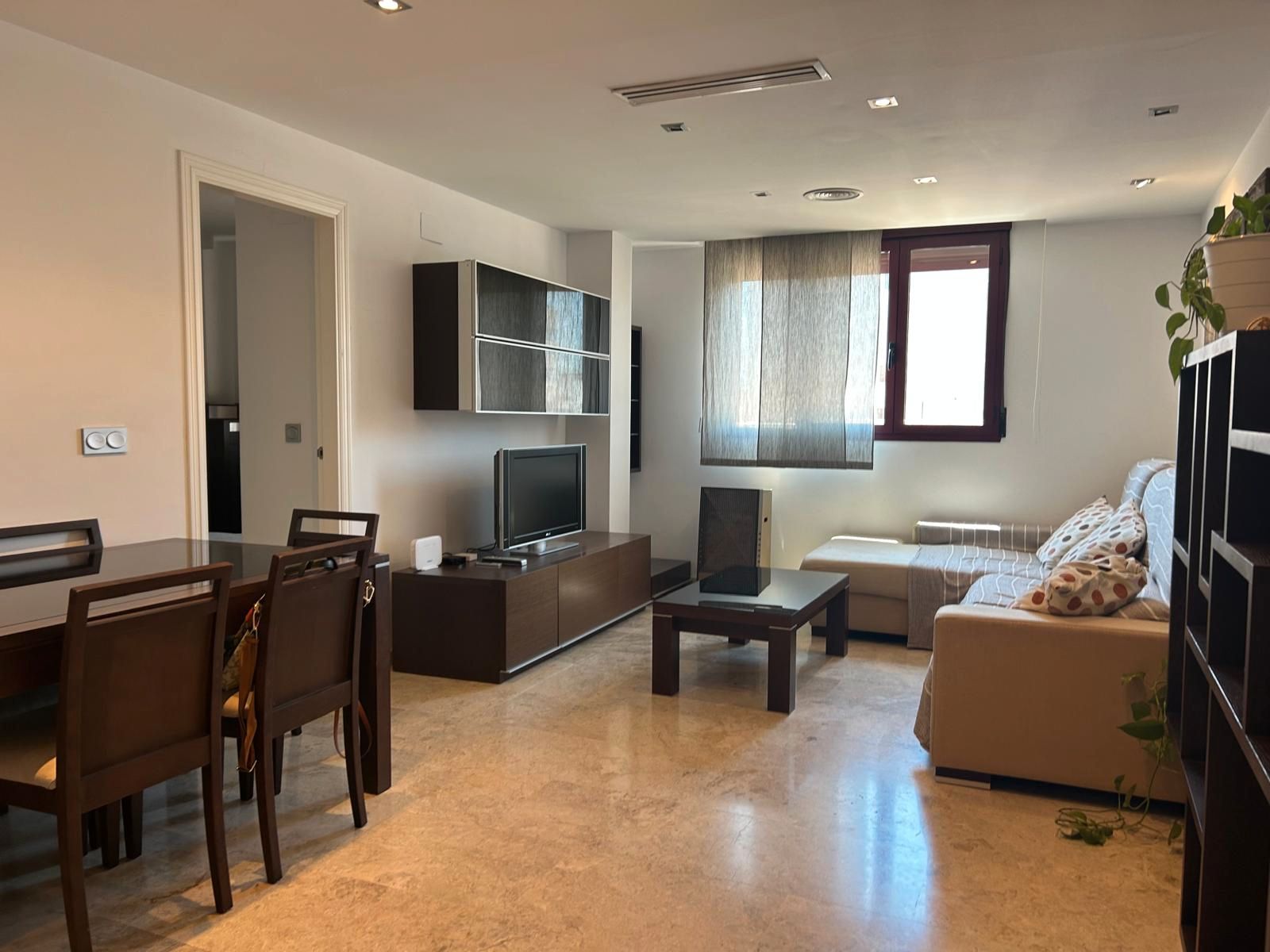 Sala d'estar de Àtic en venda en Benetússer amb Aire condicionat, Terrassa i Moblat