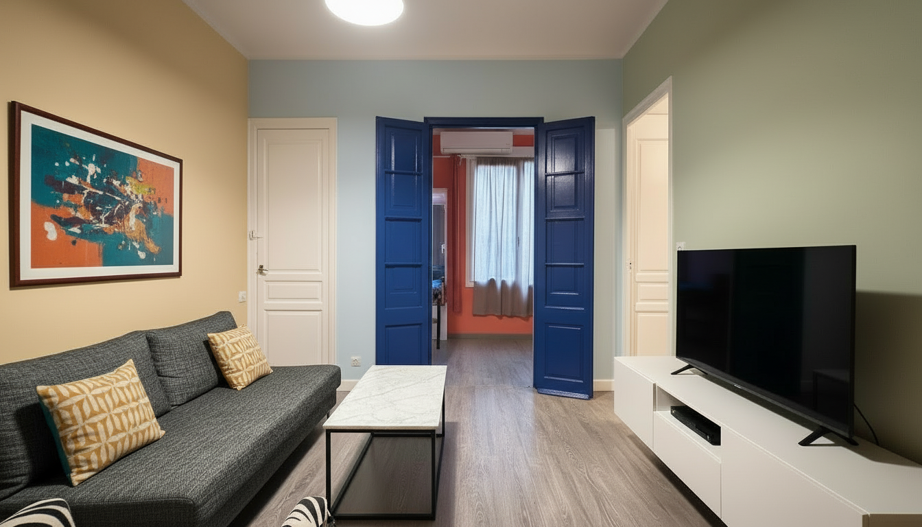 Sala d'estar de Casa o xalet en venda en Esplugues de Llobregat amb Terrassa