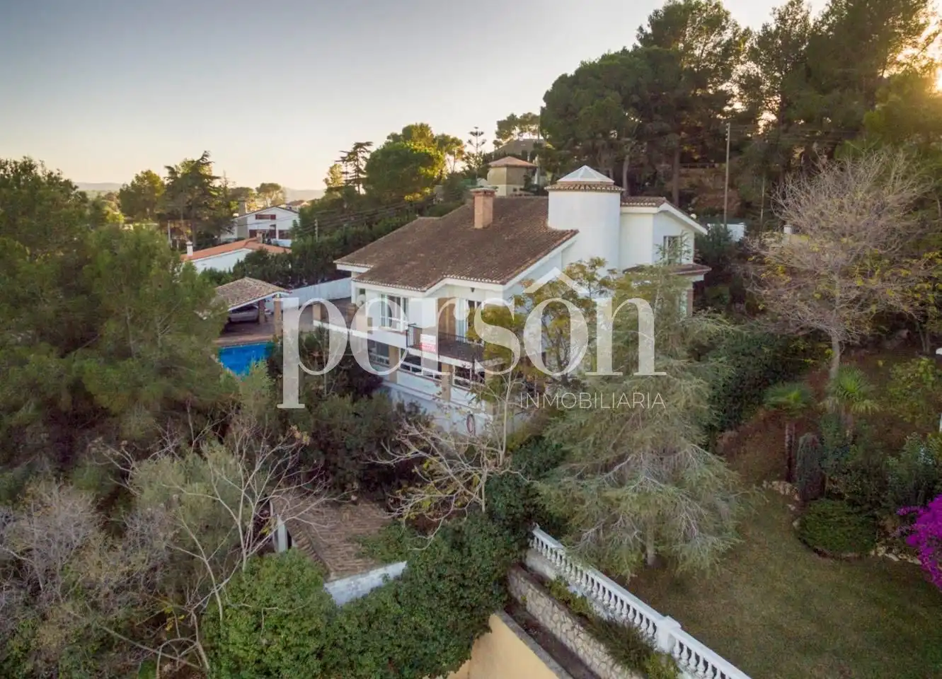 Vista exterior de Casa o chalet en venta en Alzira con Jardín privado, Terraza y Piscina