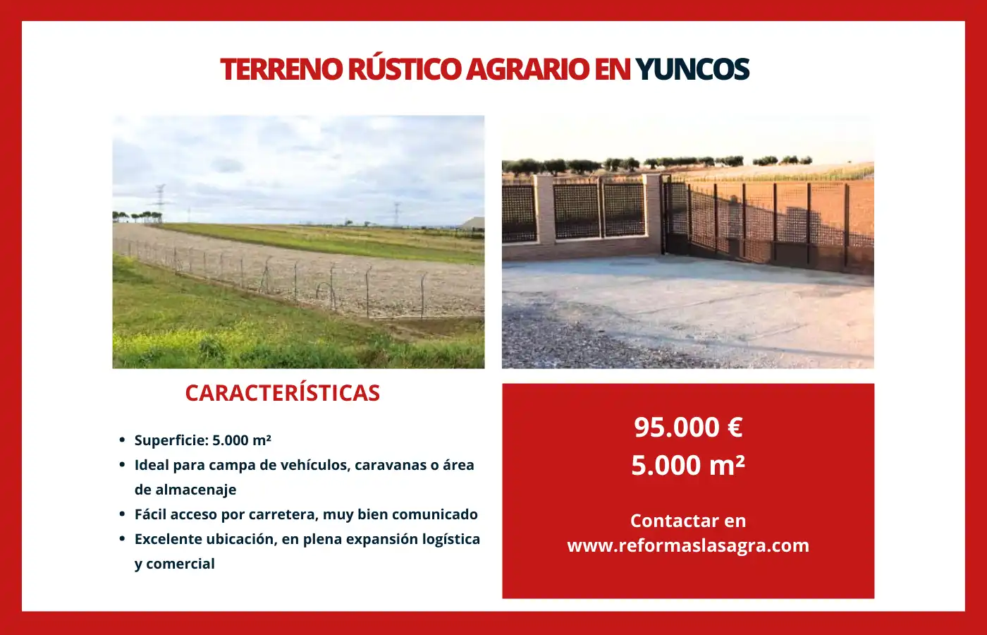 Rural land for sale in Yuncos