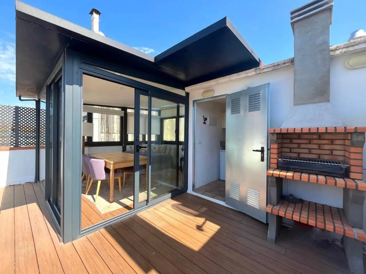 Terrace of Flat for sale in Girona  with Air Conditioner, Heating and Terrace
