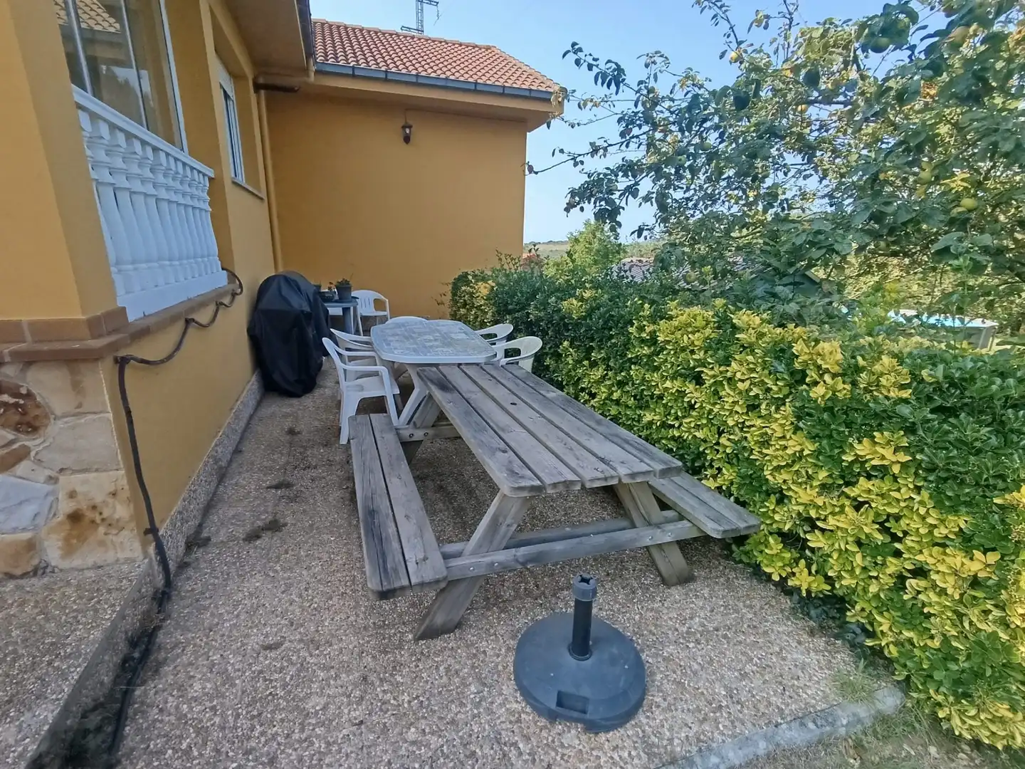 Terraza de Casa o chalet en venta en Gijón  con Calefacción, Jardín privado y Parquet