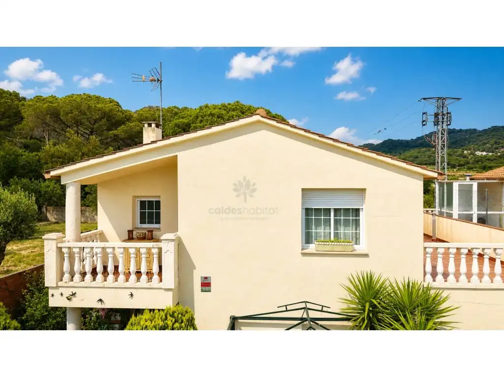 Vista exterior de Casa o chalet en venta en Caldes de Montbui con Aire acondicionado, Calefacción y Jardín privado
