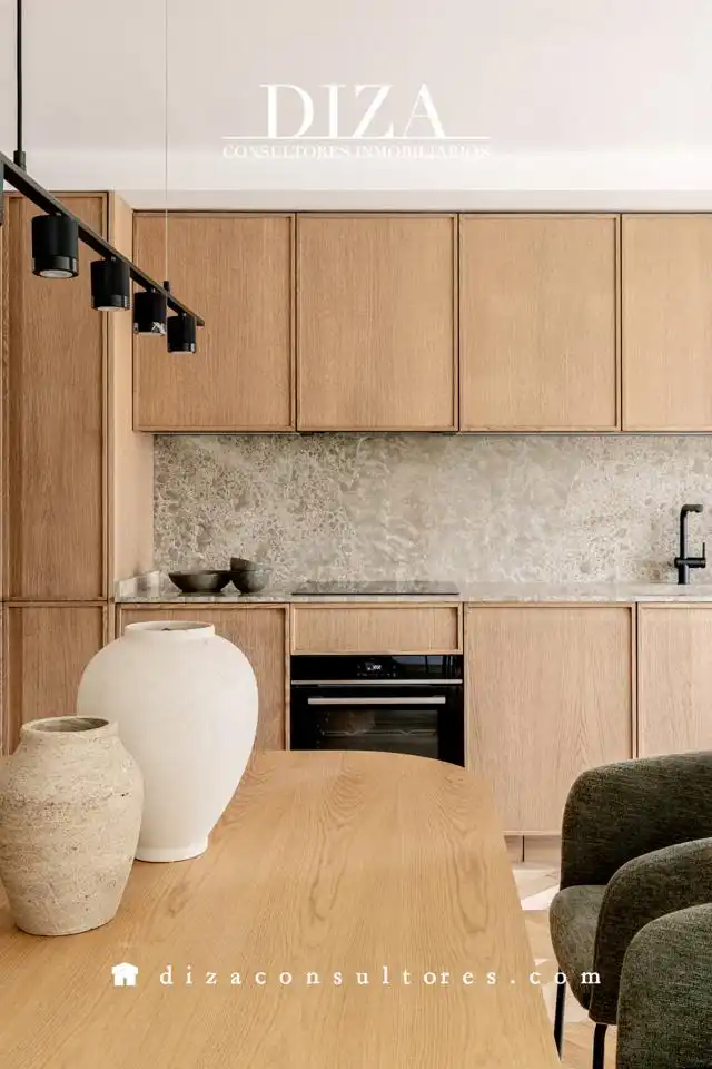 Küche von Maisonette zum Verkauf in Madrid mit Klimaanlage und Terrasse