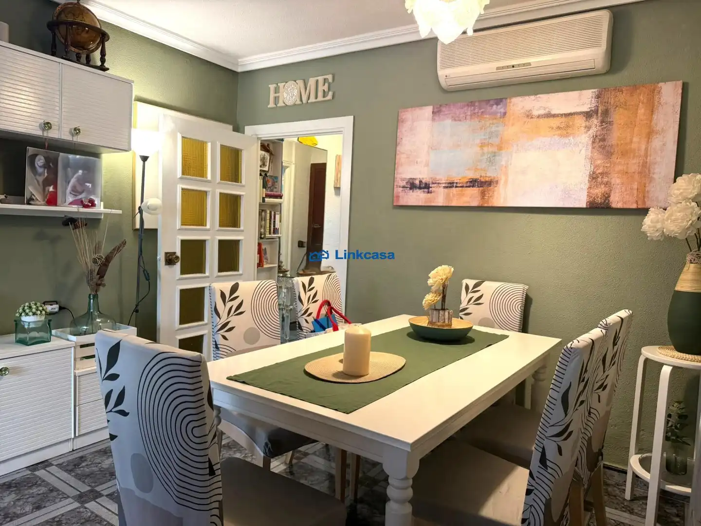 Dining room of Flat for sale in Madrid  with Air Conditioner, Heating and Private garden