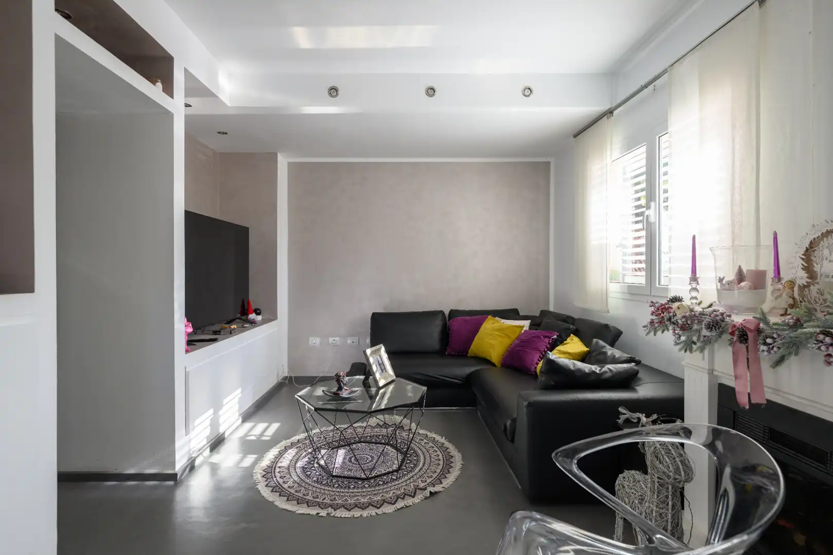 Sala d'estar de Casa adosada en venda en Las Palmas de Gran Canaria amb Jardí privat, Terrassa i Traster