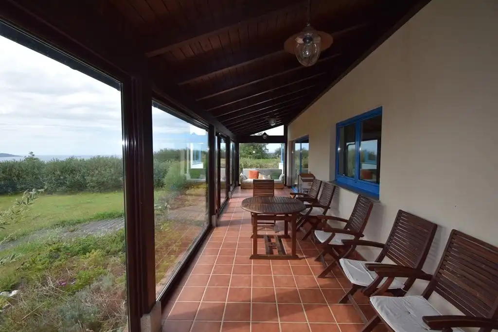 Terrace of Houses for sale in Miño  with Heating, Parquet flooring and Storage room