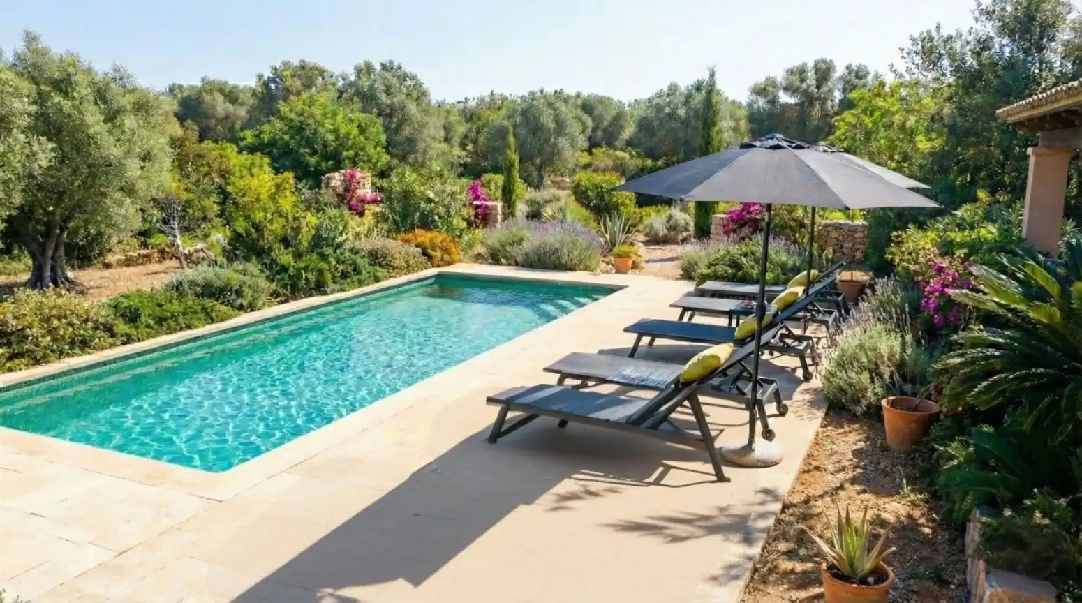 Swimming pool of Houses for rent in Campanet  with Heating, Private garden and Terrace