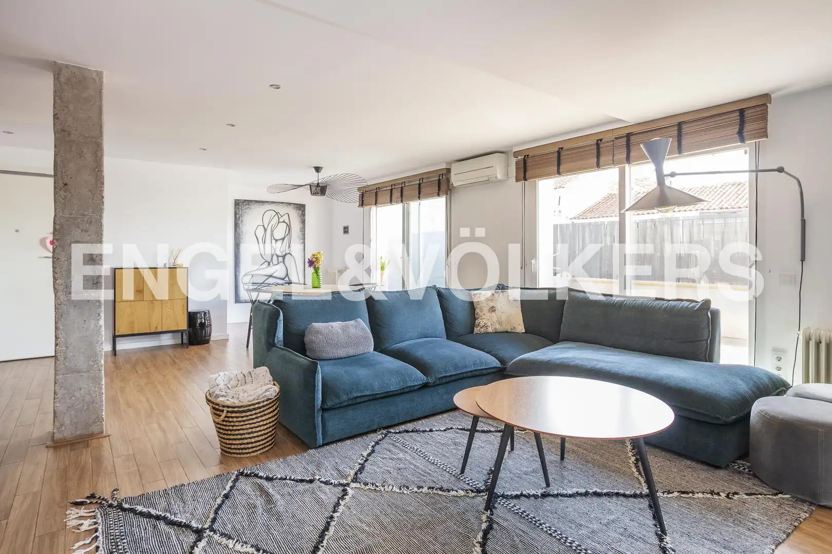 Living room of Attic for rent in Madrid  with Air Conditioner, Heating and Terrace