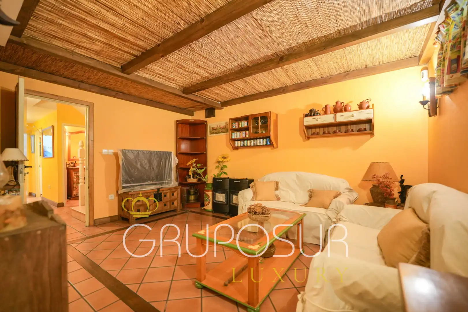 Living room of Detached homes for sale in Simancas  with Heating, Private garden and Parquet flooring