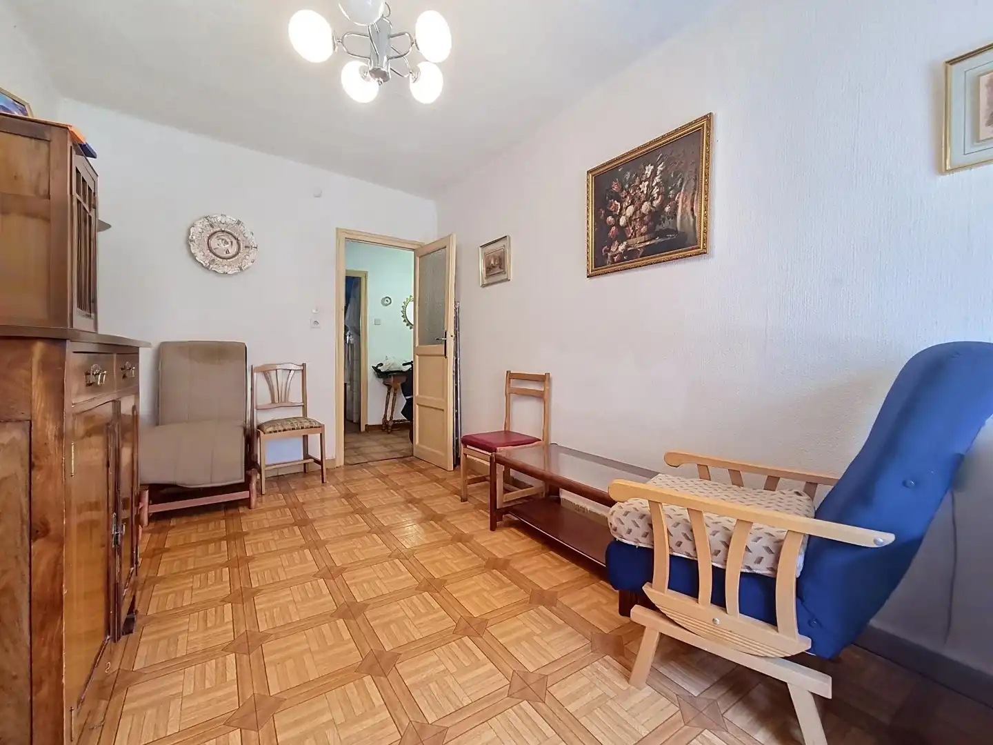 Living room of Flat for sale in Madrid  with Balcony