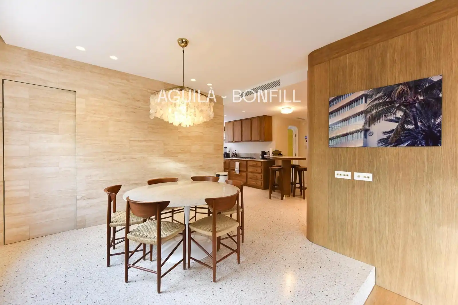 Dining room of Flat for sale in Barcelona  with Air Conditioner, Heating and Parquet flooring