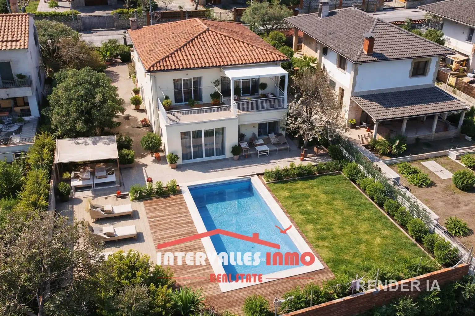 Vista exterior de Casa o xalet en venda en Lliçà d'Amunt amb Calefacció, Jardí privat i Traster