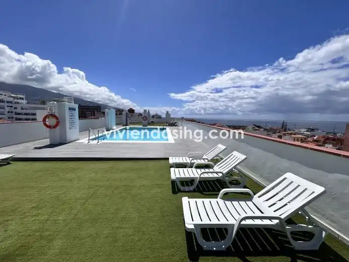 Terraza de Apartamento en venta en Puerto de la Cruz con Terraza, Amueblado y Horno