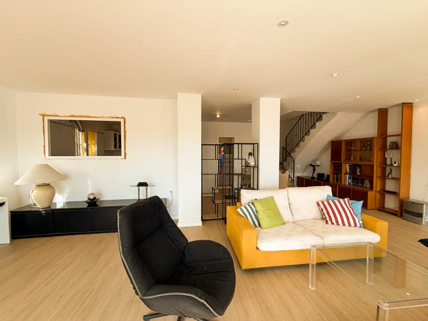 Wohnzimmer von Haus oder Chalet zum Verkauf in Gilet mit Heizung, Parkett und Terrasse