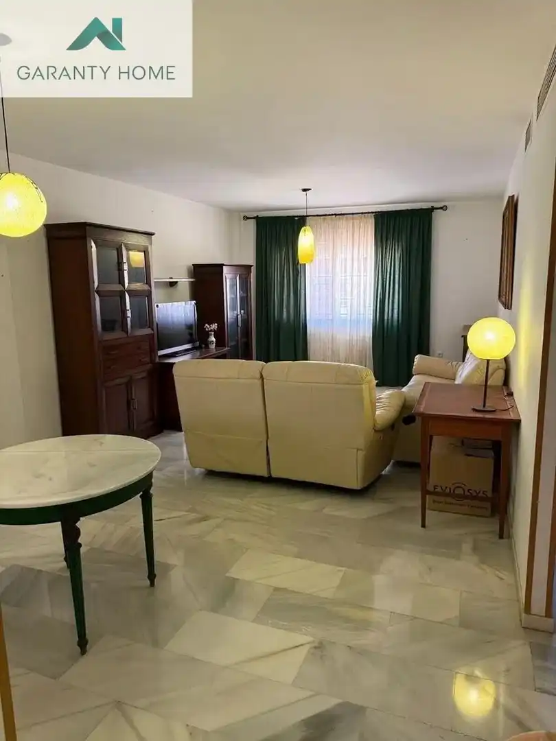 Sala de estar de Piso en venta en Málaga con Aire acondicionado, Trastero y Amueblado