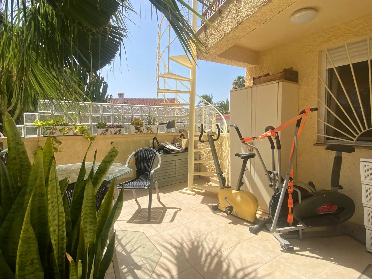 Terrasse von Haus oder Chalet zum Verkauf in Rojales mit Klimaanlage, Heizung und Privatgarten